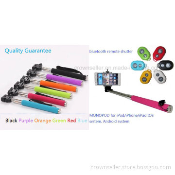 New Extendable Handheld Monopod Tripod Adapter Selfie Holder for Camera Cell Phones